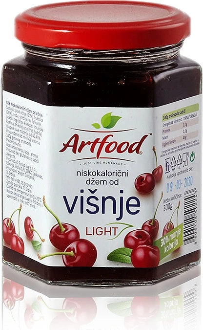 Niskokalorični džem od višnje light 300 g Artfood